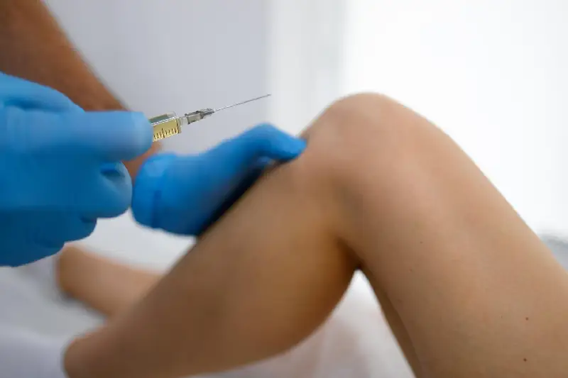 Infiltración con ácido hialurónico