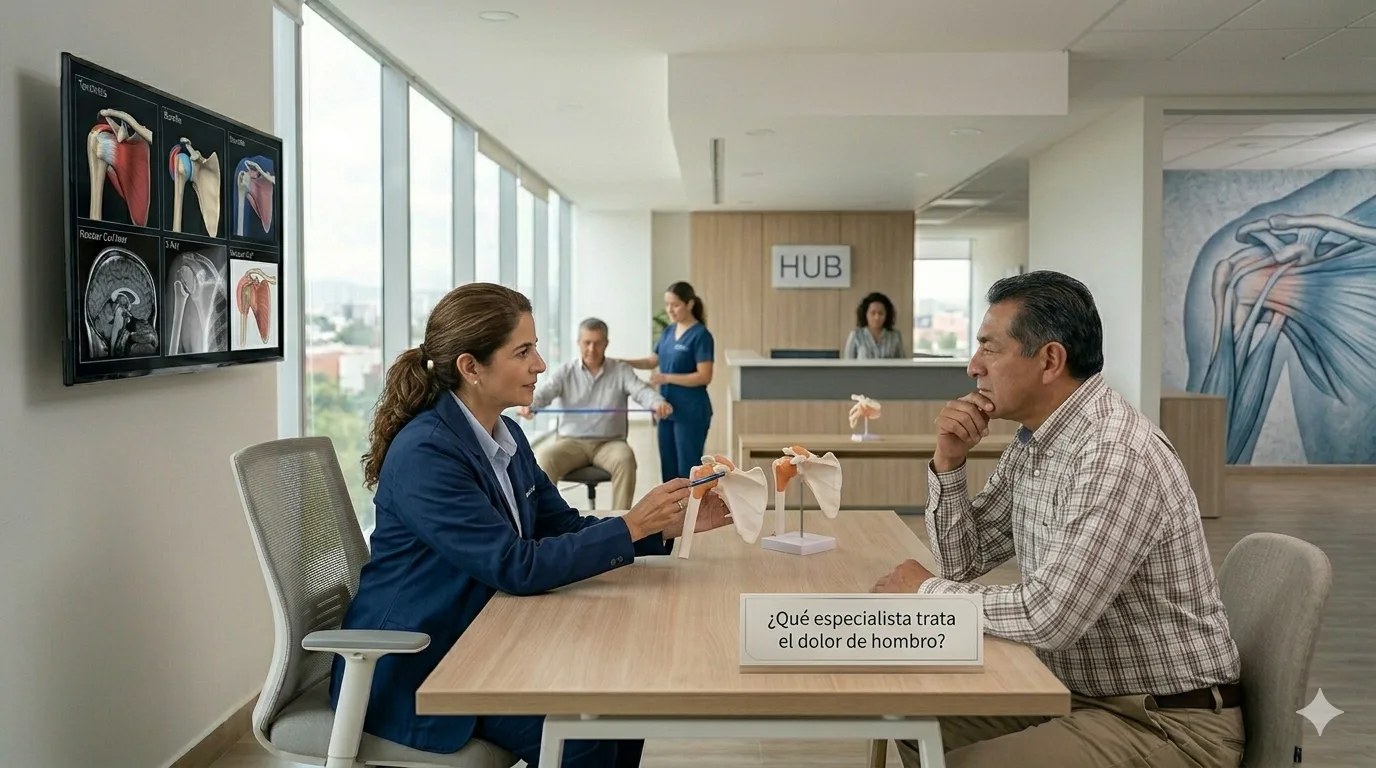 ¿Qué especialista trata el dolor de hombro?
